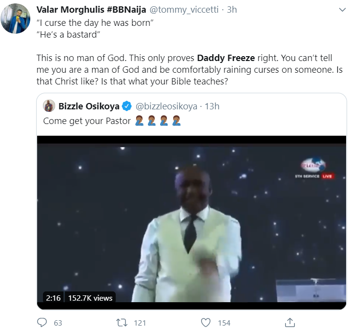 Nigerians Blast Pastor Ibiyeomie For Threatening To Kill Daddy Freeze Over Bishop Oyedepo