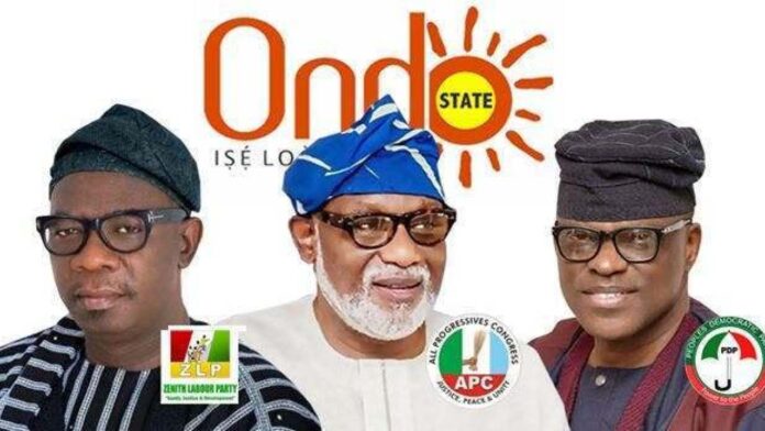 OndoDecides2020: Akeredolu, Jegede, Ajayi In Tight Race