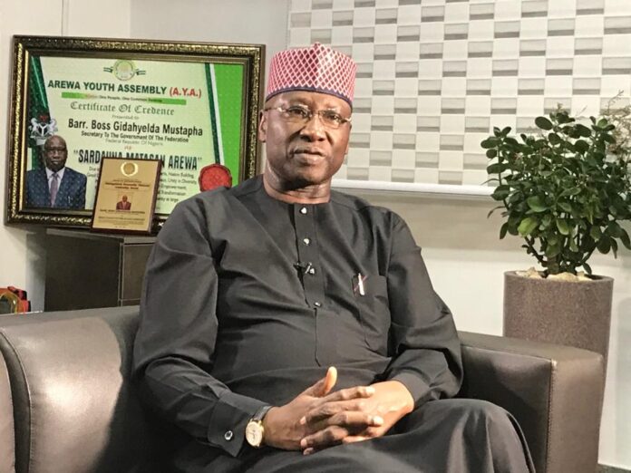 THE ICON: Boss Gidahyelda Mustapha, Secretary To The Government Of The Federation